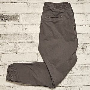 Bluenotes Jogger Pants Brown Elastic Waist Casual Lounge Size Large